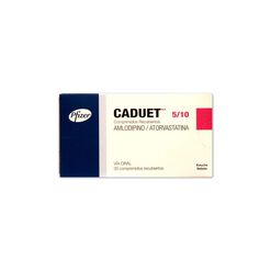 Caduet 5 mg/10 mg Caja 30 Comprimidos Recubiertos