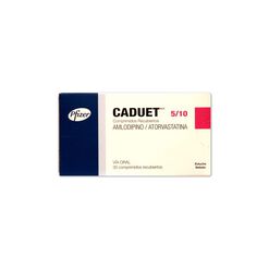 Caduet 5 mg/10 mg x 30 Comprimidos Recubiertos