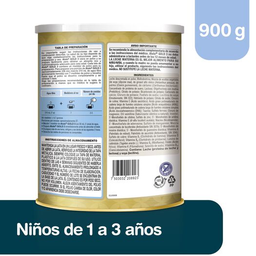 Fórmula Infantil Progress Alula Gold 900 g, , large image number 1