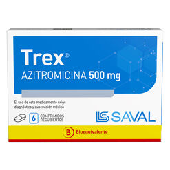 Trex 500 mg x 6 Comprimidos Recubiertos
