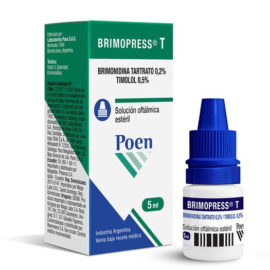 Brimopress T Solución Oftálmica Fco. 5 ml, , large image number 0