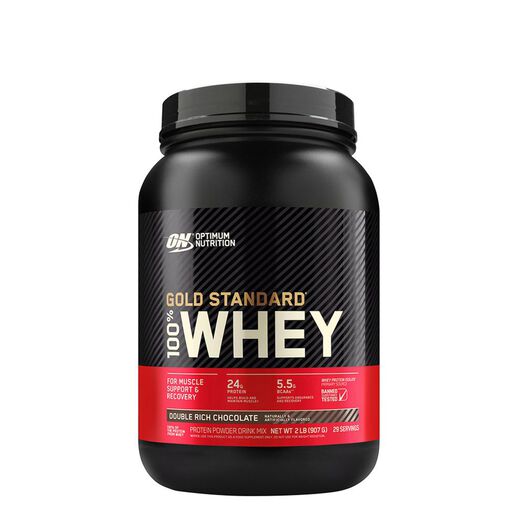 On 100 % Whey Gold Double Rich Chocolate x 2 Lb (907 g), , large image number 0