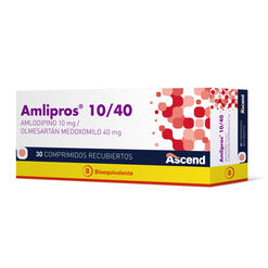 Amlipros 10/40 mg 30 Comprimidos Recubiertos