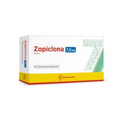 Zopiclona 7,5 mg x 30 Comprimidos Recubiertos