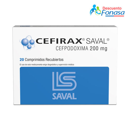 Cefirax 200 mg x 20 Comprimidos Recubiertos, , large image number 0