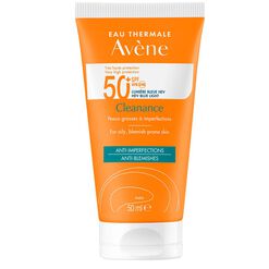 Avene Protector Solar Cleanance SPF 50+ Pieles Grasas Con Imperfecciones x 50 mL