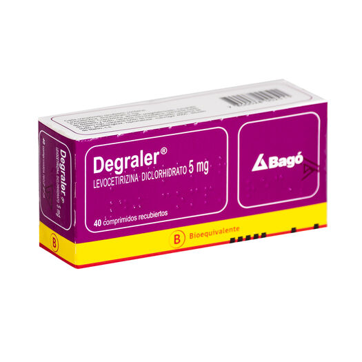 Degraler 5 mg x 40 Comprimidos Recubiertos, , large image number 0