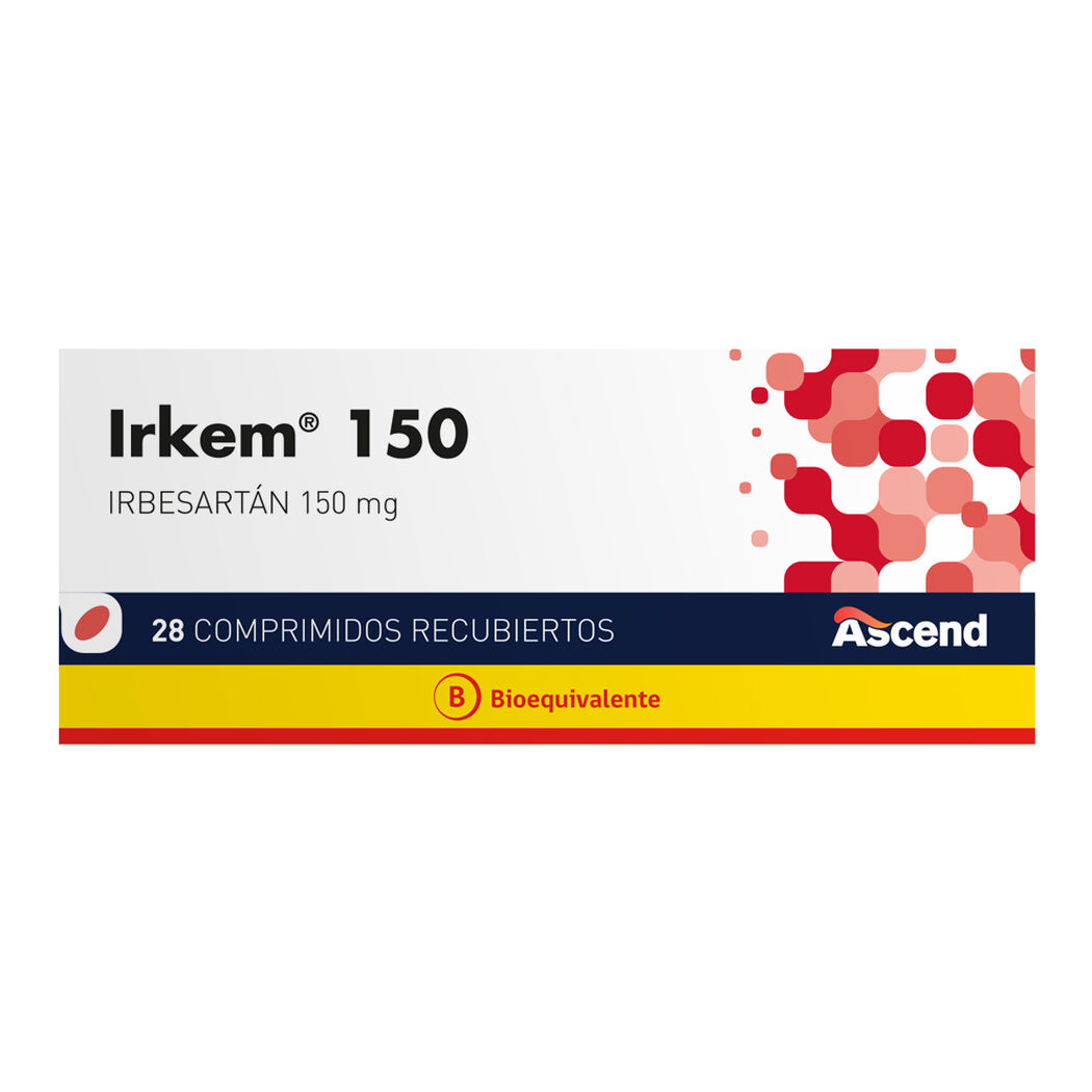 Irkem 150 mg x 28 comprimidos recubiertos, , large image number 0