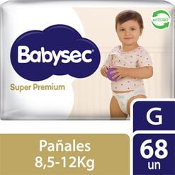 Pa&ntilde;ales Babysec Super Premium G 68 un