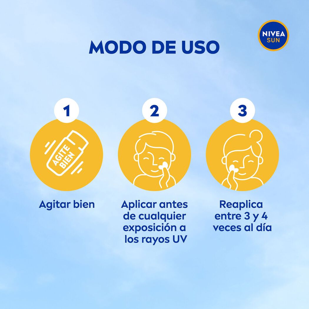 NIVEA Sun Protector Solar Anti-Imperfecciones FPS50+ 40ml, , large image number 2