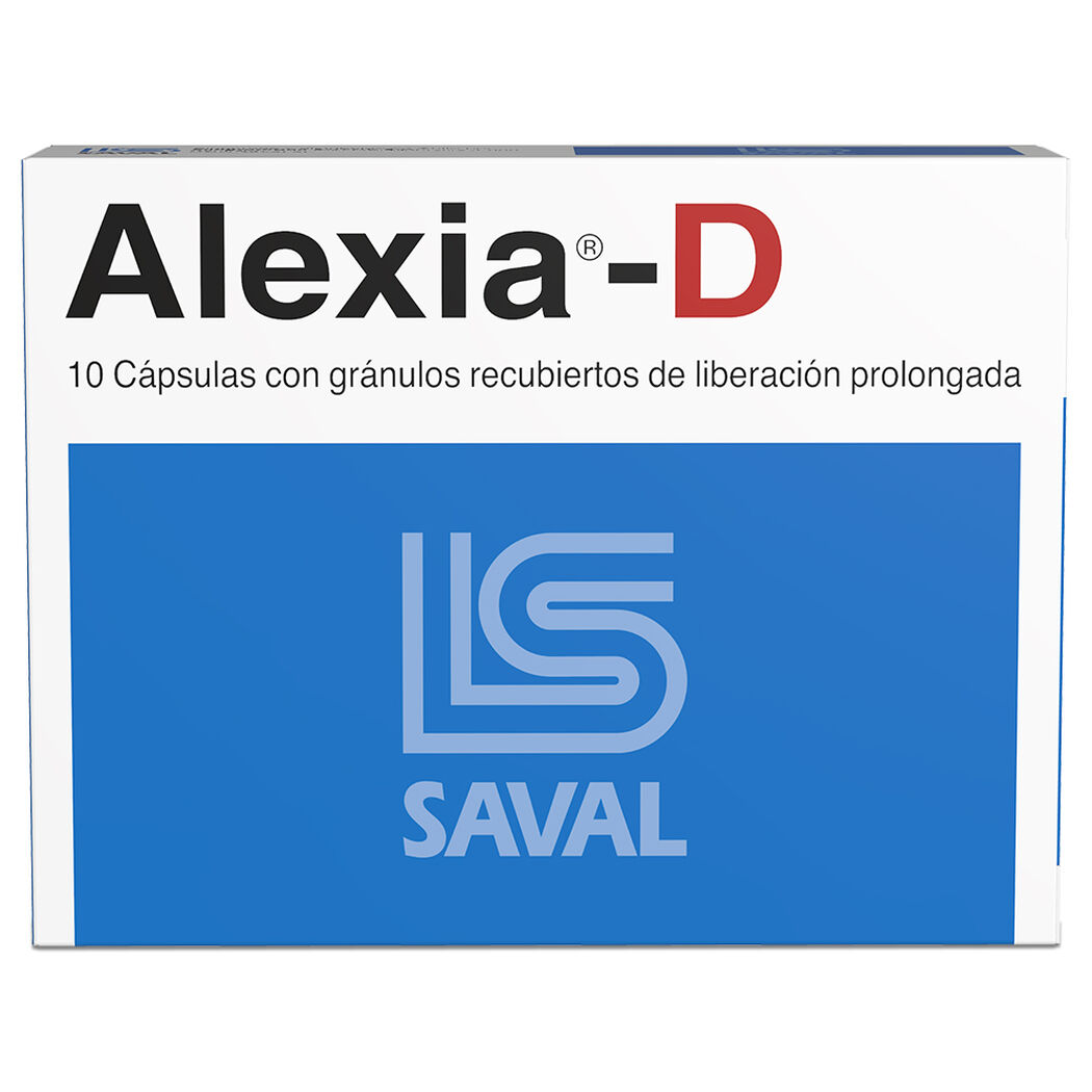 Alexia-D x 10 Capsulas Con Granulos Recubiertos De Liberacion Prolongada, , large image number 0