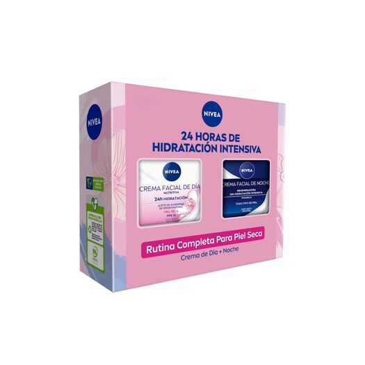 Pack Nivea Piel Seca 50Ml + Noche 50Ml, , large image number 0