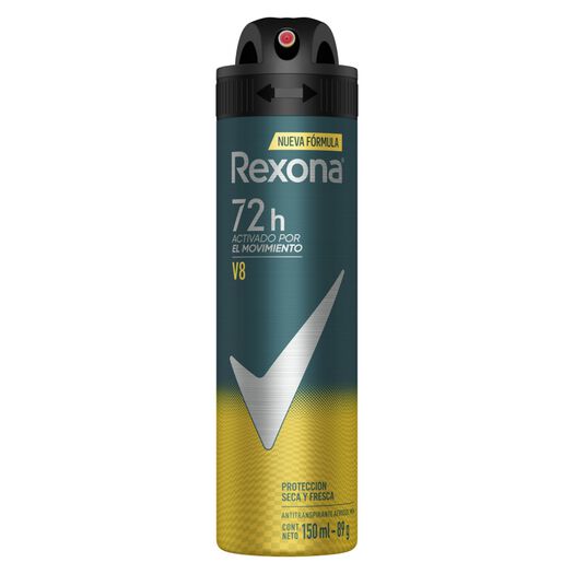 Desodorante Aerosol Rexona Men V8 150 Ml, , large image number 0
