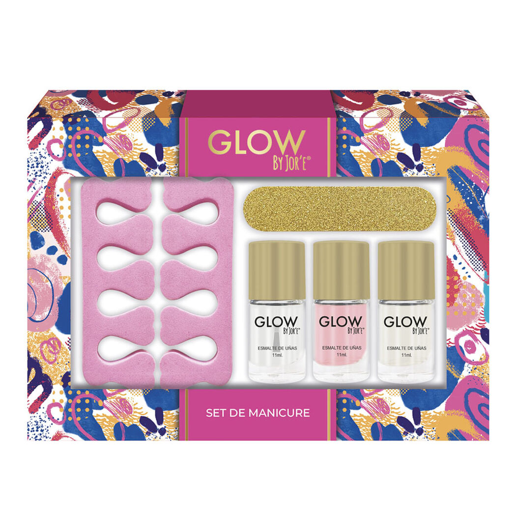 Set completo de manicure Glow by Jor'el, , large image number 0