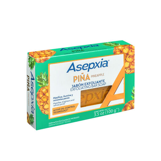 Asepxia Piña Jabón Exfoliante Barra 100 G, , large image number 1