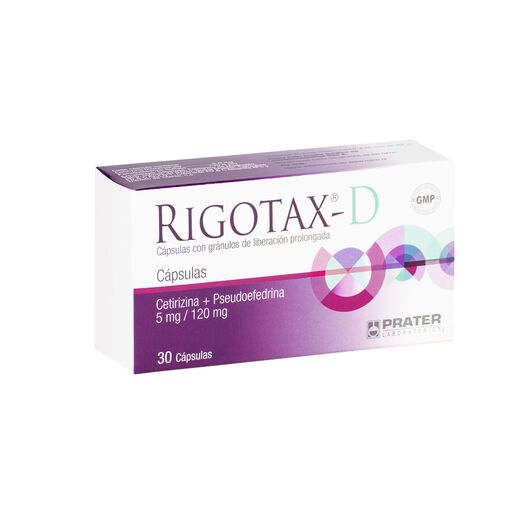 Rigotax-D x 30 Cápsulas con Gránulos de Liberación Prolongada, , large image number 0