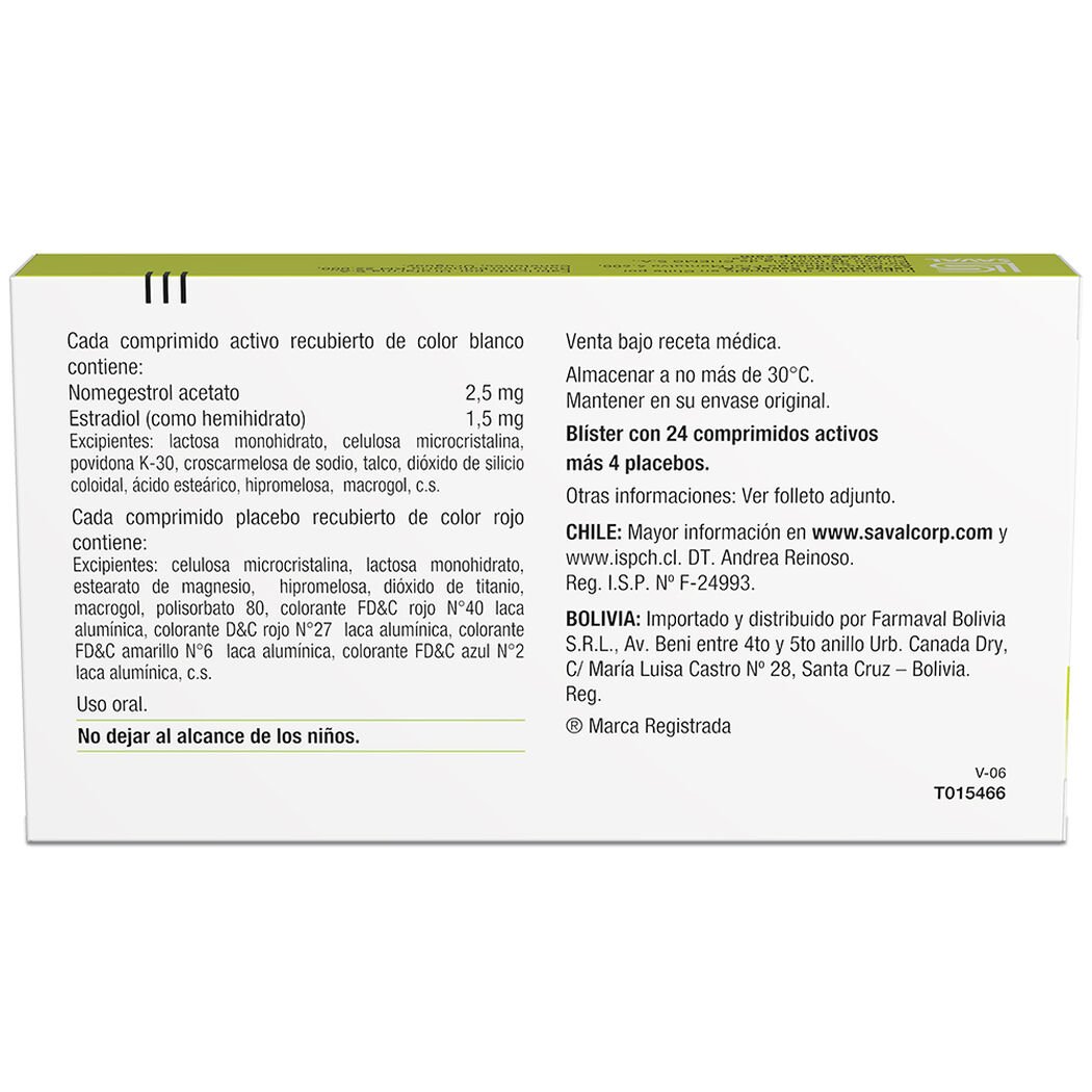Ariana Nomegestrol/Estradiol 28comp Rec, , large image number 1