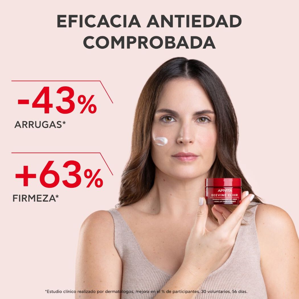 Crema Lift Arrugas & Firmeza - Textura Ligera Beevine Elixir 50ml Apivita, , large image number 2