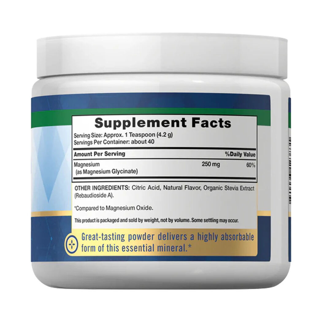 Nature's Truth Magnesio Glicinato Polvo Alta Absorci&oacute;n, , large image number 1