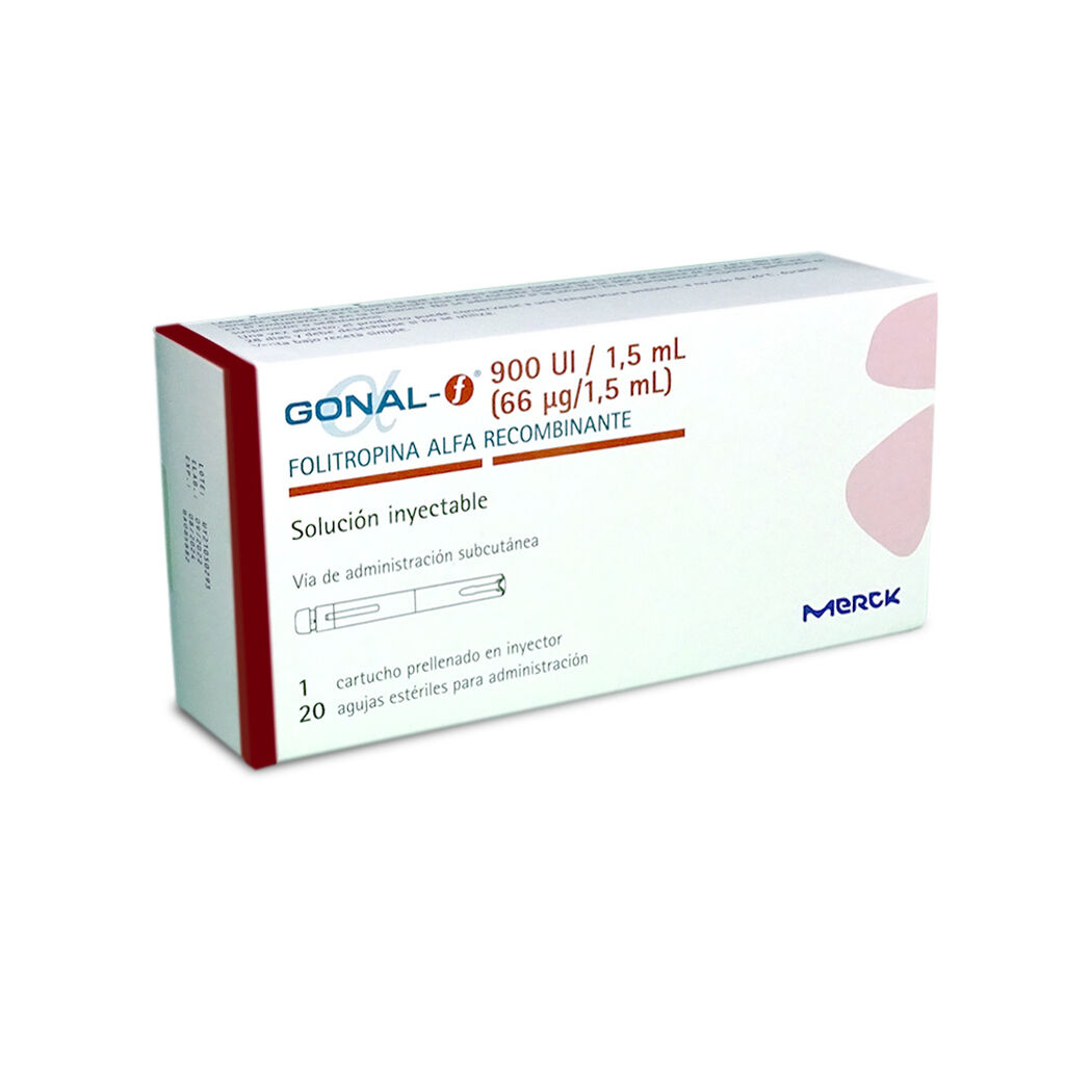 Gonal-F 900 UI/1,5 ml x 1 vial soluci&oacute;n inyectable, , large image number 0