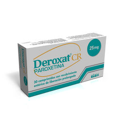 Deroxat CR 25 mg x 30 Comprimidos con Recubrimiento Entérico de Liberación Prolongada