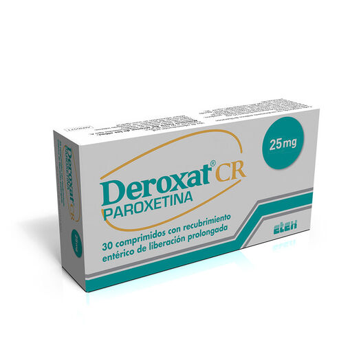 Deroxat CR 25 mg x 30 Comprimidos con Recubrimiento Entérico de Liberación Prolongada, , large image number 0