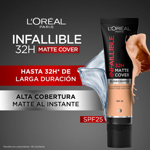 Corrector Infallible Loreal Matte Cover Gol Sand 30Ml, , large image number 2