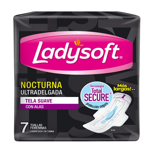 Toalla Femenina Ladysoft Nocturna Ud Suave  X7, , large image number 1