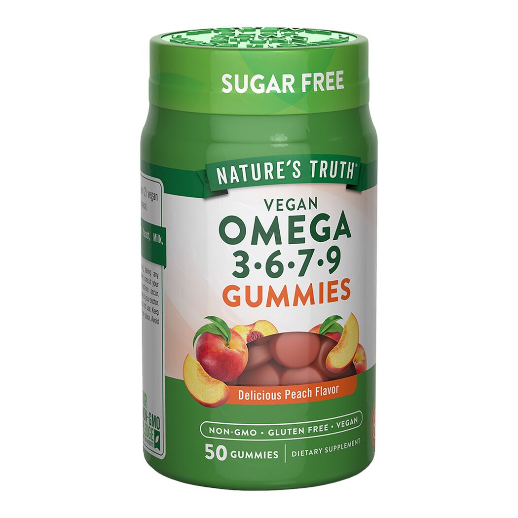 Gomitas Omega Nature's Truth 3-6-7-9 Vegano 50 un, , large image number 2