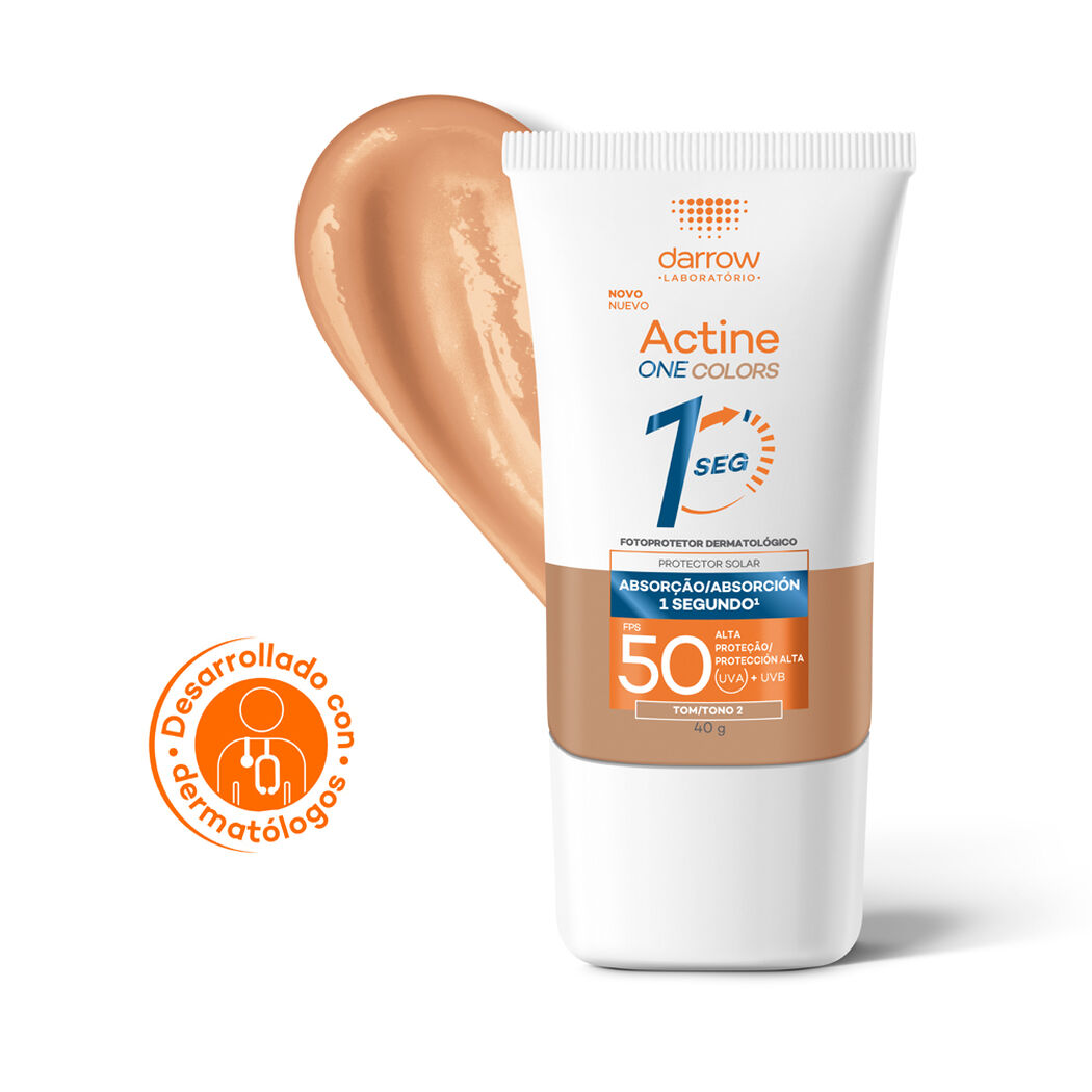 Protector Solar Darrow Actine One Color Con Color SPF 50+ 40g, , large image number 2