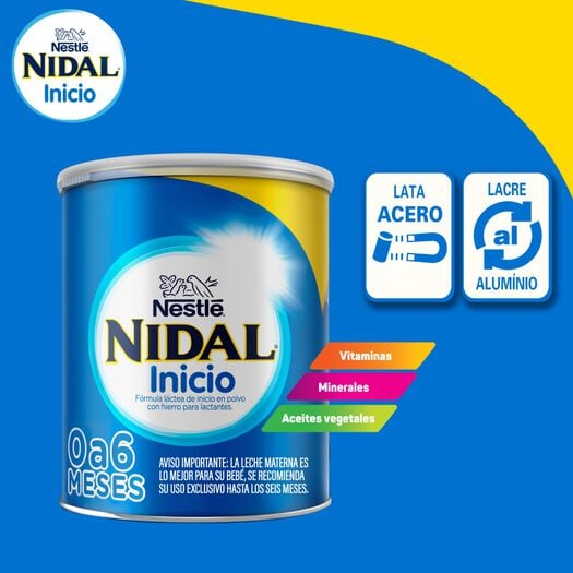 Fórmula Infantil Nidal Inicio Tarro 800 g, , large image number 4