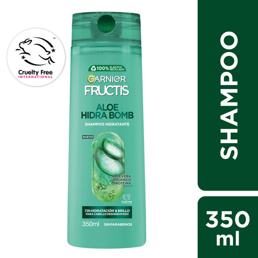 Fructis Shampoo Aloe Hidra Bomb x 350 mL, , large image number 0