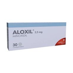 Aloxil Minoxidil 2,5mg 30 comprimidos