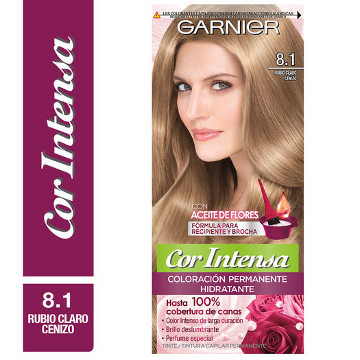 Nutrisse Cor Intensa Tintura 8.1 Rubio Claro Ceniza x 1 Unidad, , large image number 0