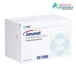 Janumet 50 mg/1000 mg x 56 Comprimidos Recubiertos