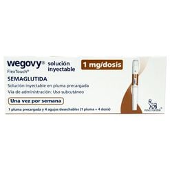 Wegovy Semaglutida 1mg/dosis Inyectable 1 Pluma Prellenada