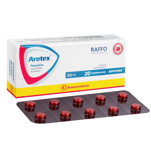 Arotex 20 mg x 30 Comprimidos Recubiertos, , large image number 0