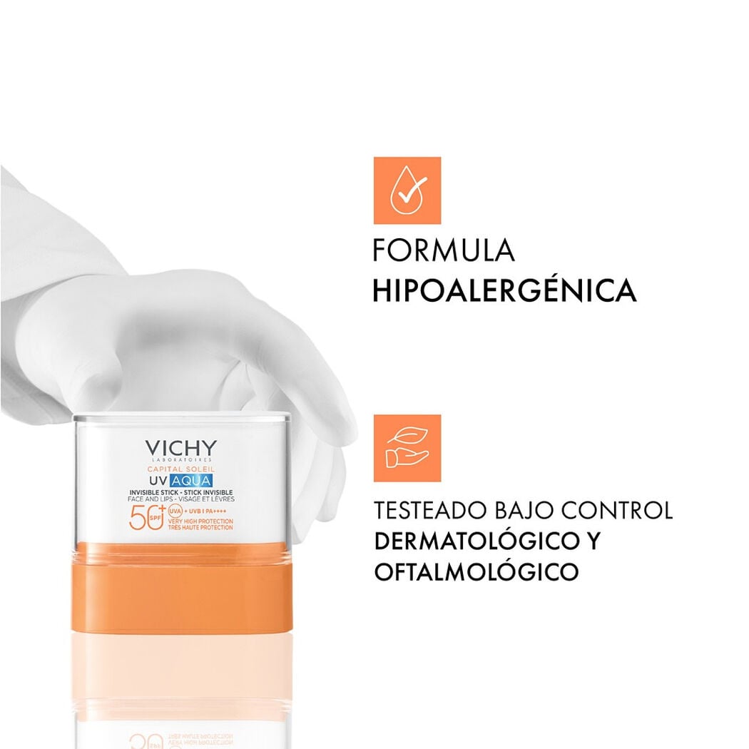 Vichy Capital Soleil UV Aqua Stick Invisible FPS 50+, , large image number 4