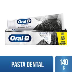 Pasta De Dientes Oral-B Blanqueadora 3d White Mineral Clean 107 Ml / 140 G