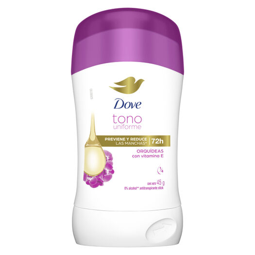 Dove Desodorante Barra Tono Uniforme Orquidea 45 gr, , large image number 1