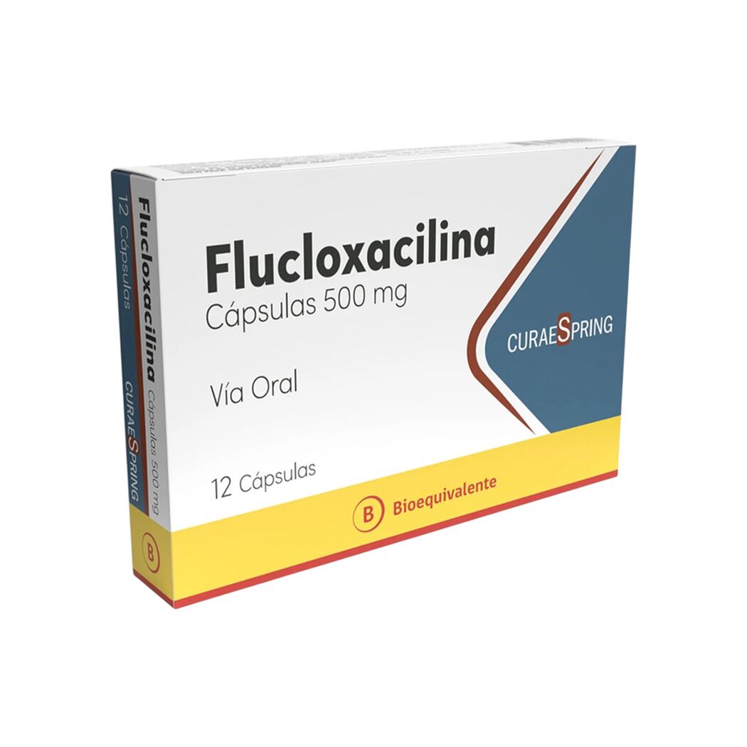 Flucloxacilina 500 mg x 12 C&aacute;psulas, , large image number 0