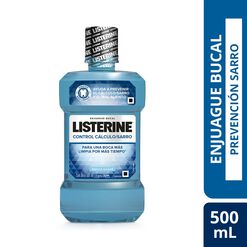 enjuague bucal listerine® control sarro x 500 ml