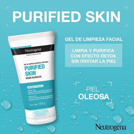 gel de limpieza neutrogena® purified skin® x 150g, , large image number 3