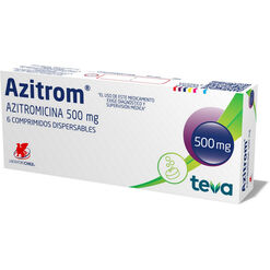 Azitrom 500 mg Caja 6 Comp. Dispersables
