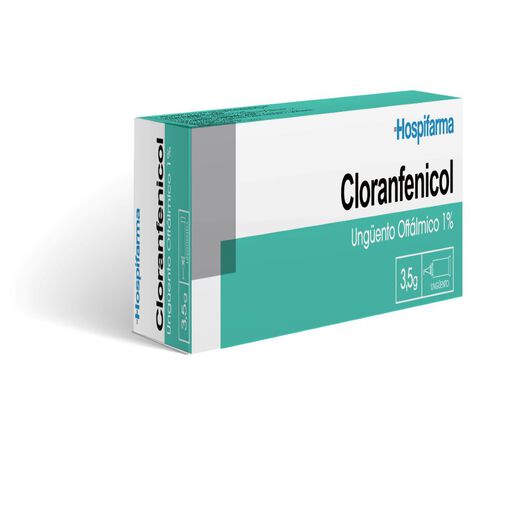 Cloranfenicol 1 % x 3.5 g Ungüento Oftálmico HOSPIFARMA CHILE LTD, , large image number 0
