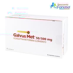 Galvus Met 50 mg/500 mg x 56 Comprimidos Recubiertos