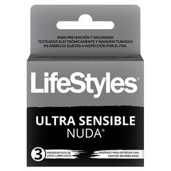 Lifestyles Nuda x 3 Unidades