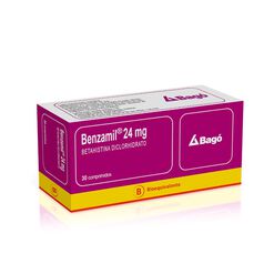 Benzamil 24 mg x 30 Comprimidos