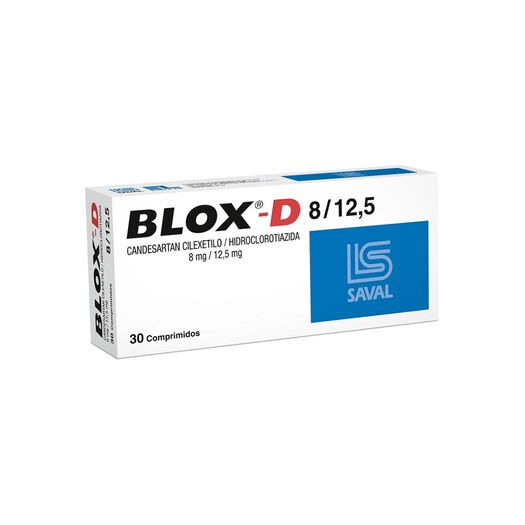 Blox-D 8 mg/12,5 mg x 30 Comprimidos, , large image number 0