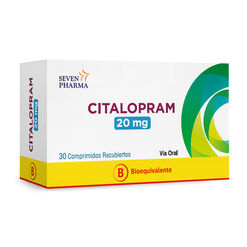 Citalopram 20 mg Caja 30 Comprimidos